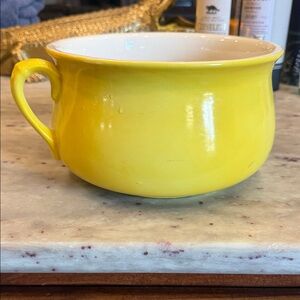 Vintage Yellow Chamberpot